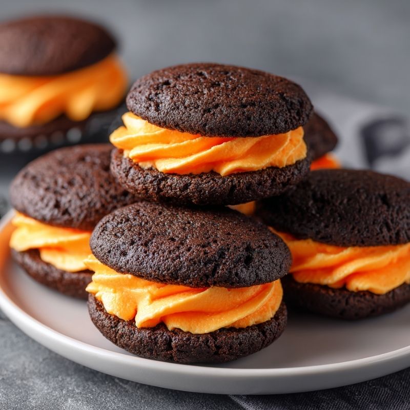 Creepy Halloween Whoopie Pies