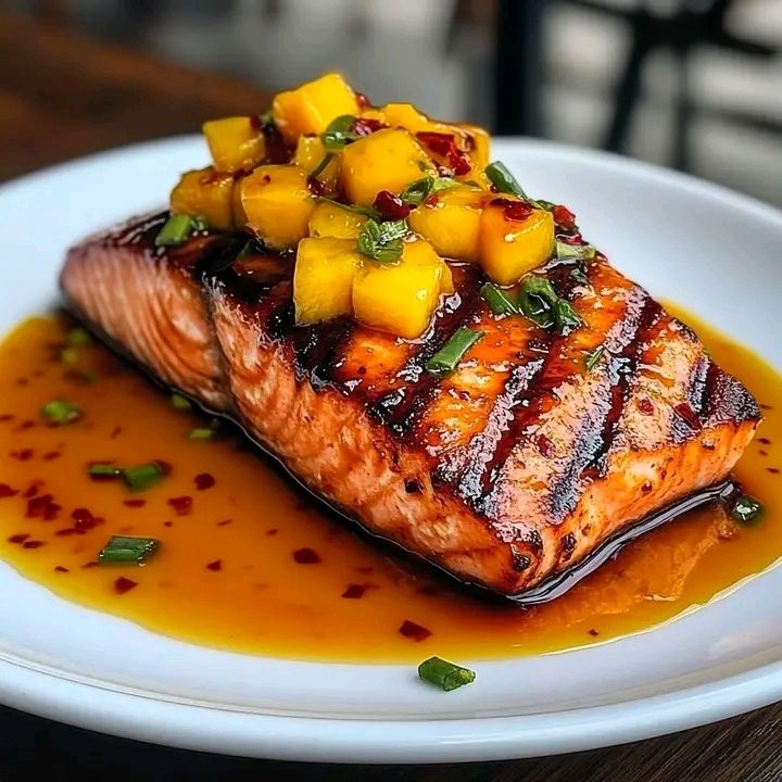 Flavorful Mango Teriyaki Salmon