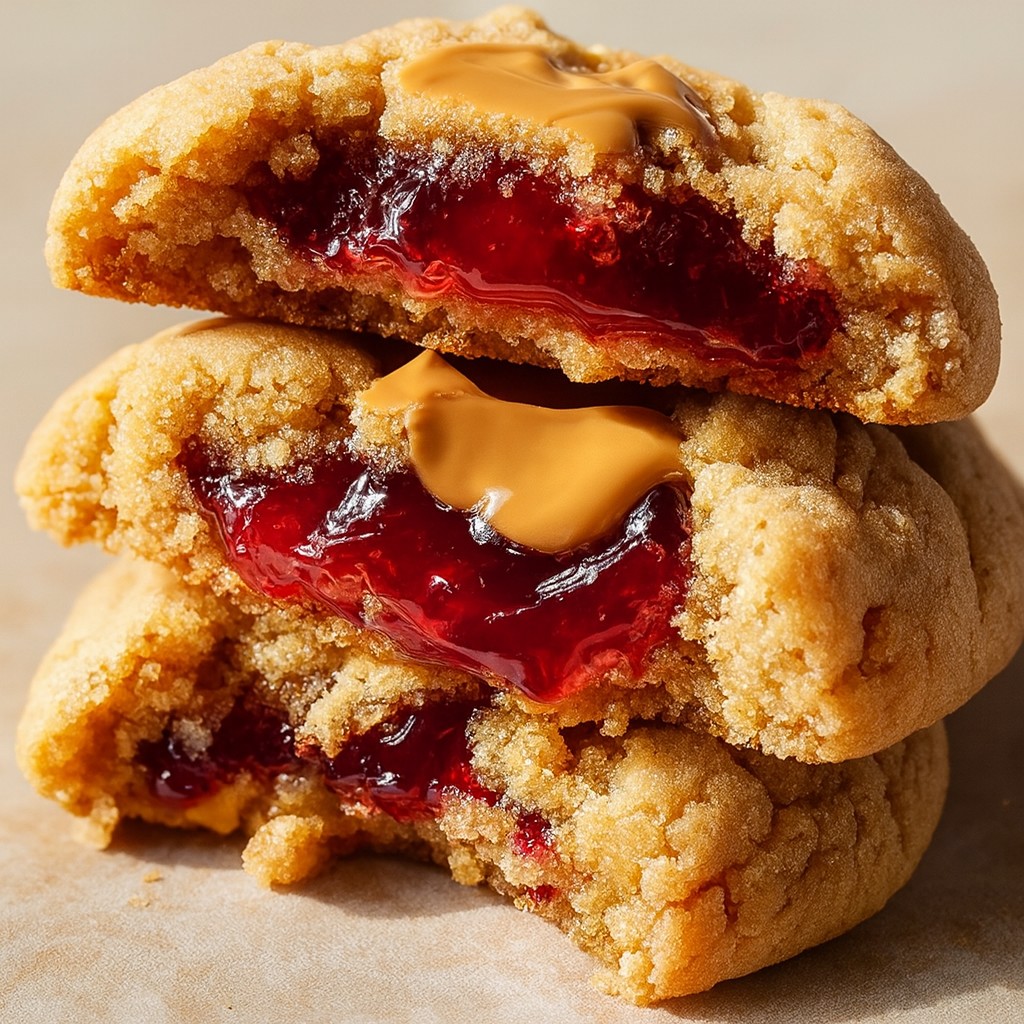 Family-Favorite Peanut Butter And Jelly Cookies
