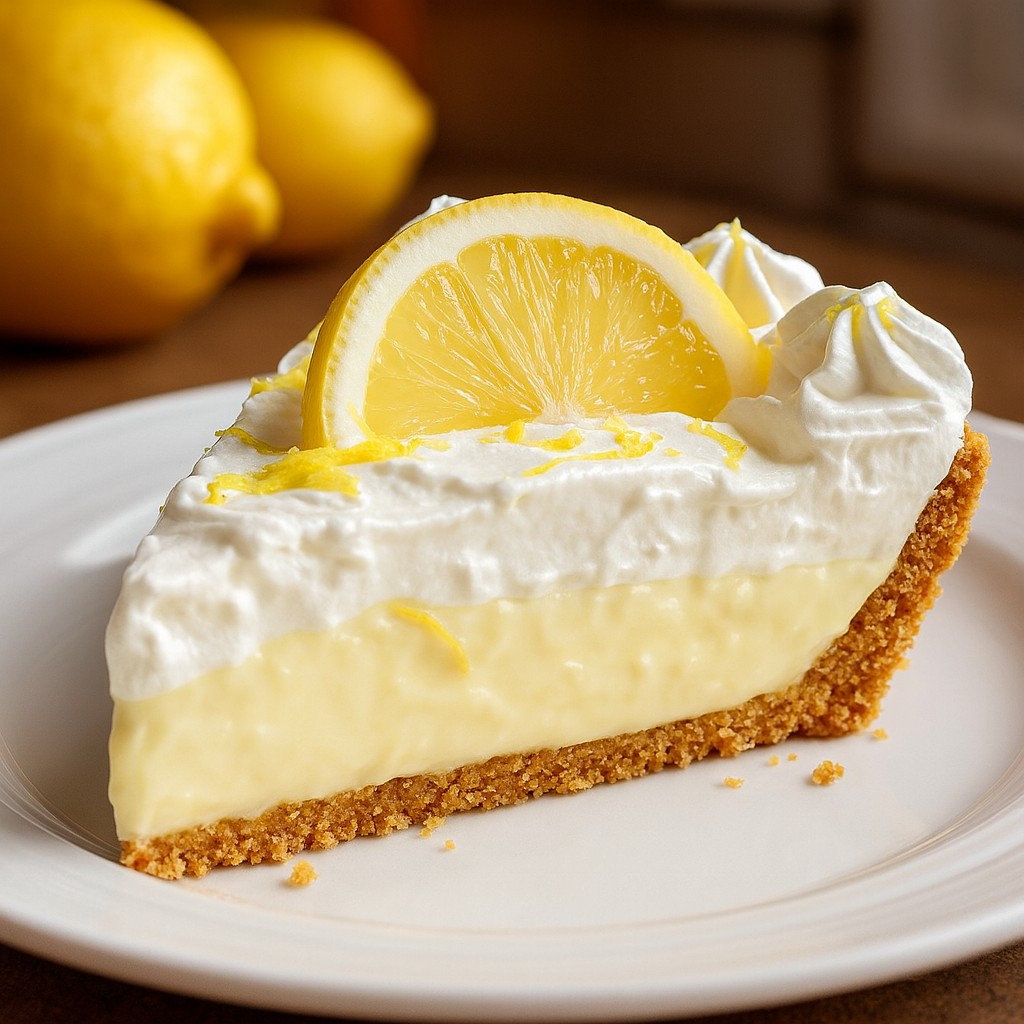 Silky Lemon Cream Cheese Pie