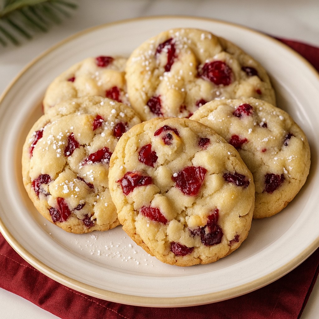 Delightful Christmas Cranberry Orange Cookies