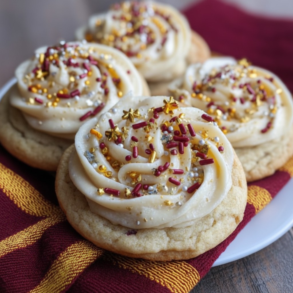 Cozy Butterbeer Cookies
