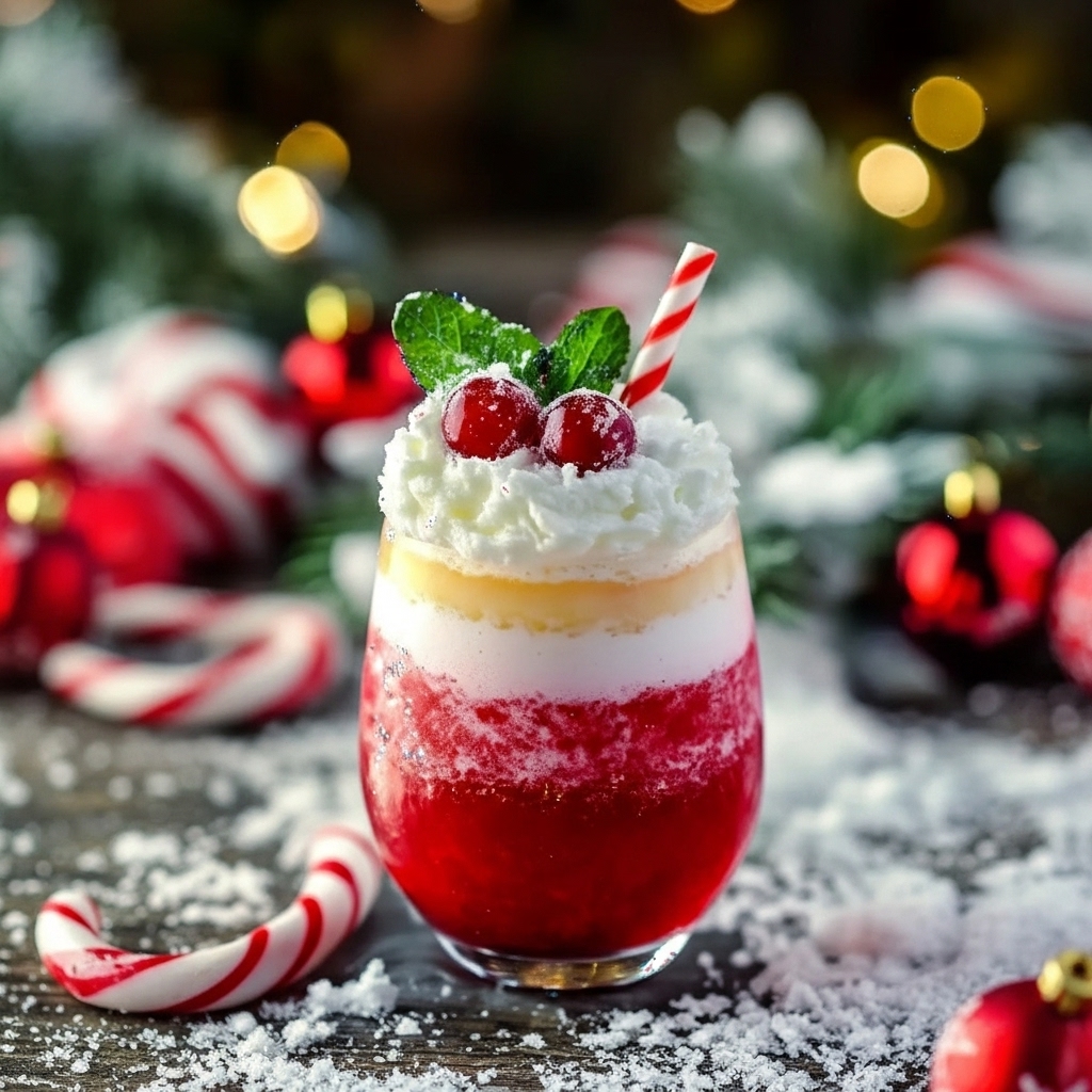 Sweet Kissing Santa Claus Mocktail