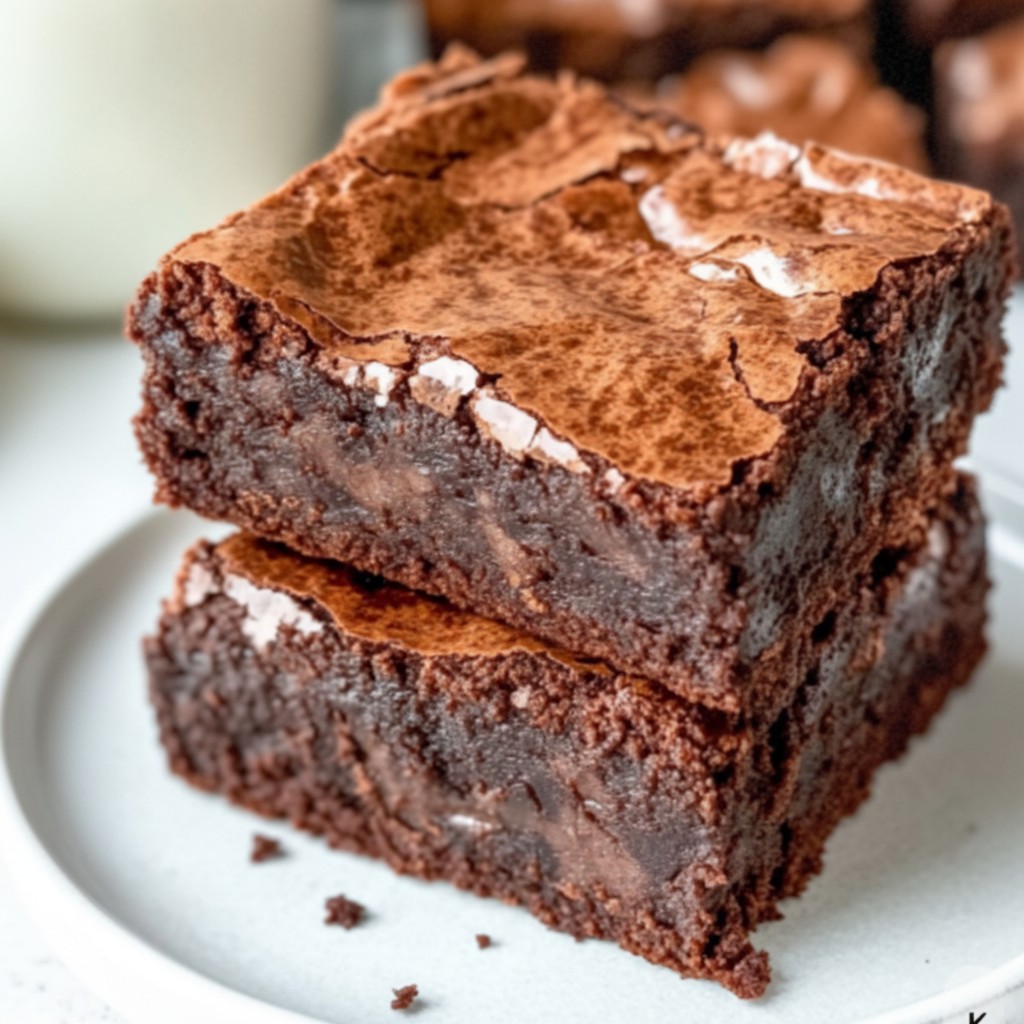 Smooth Zero Sugar Brownies With Greek Yogurt