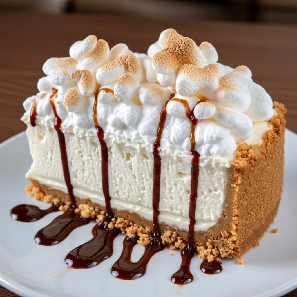 Velvety Marshmallow Whip Cheesecake
