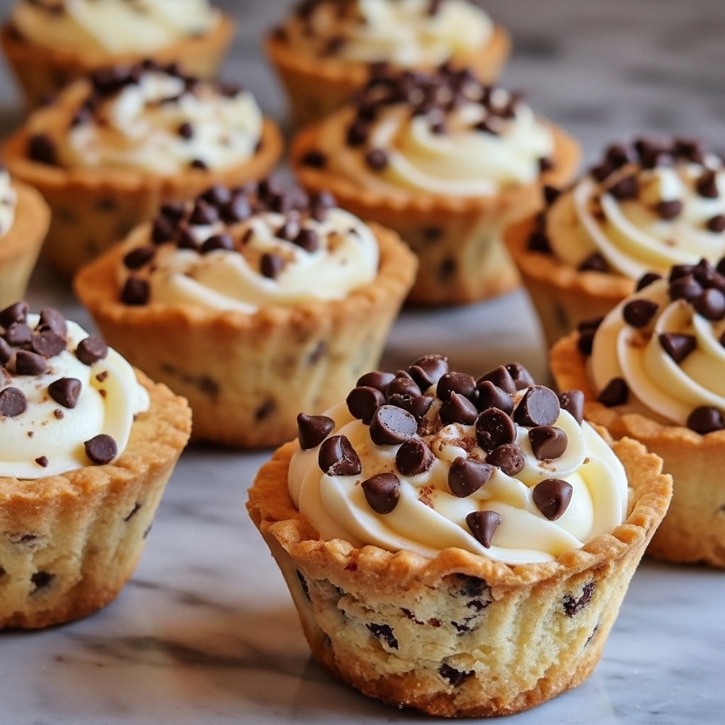 Easy No-Baked Mini Cannoli Cups