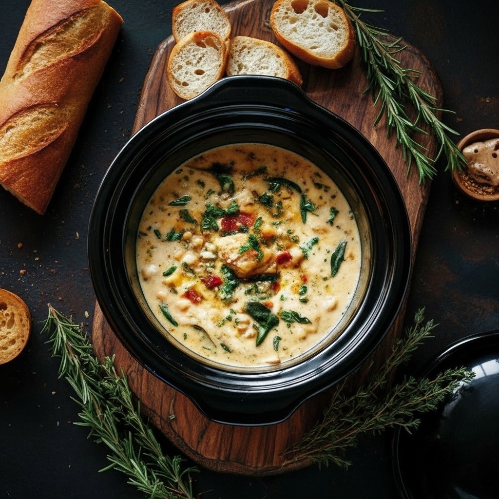 Cozy Tuscan White Bean Soup
