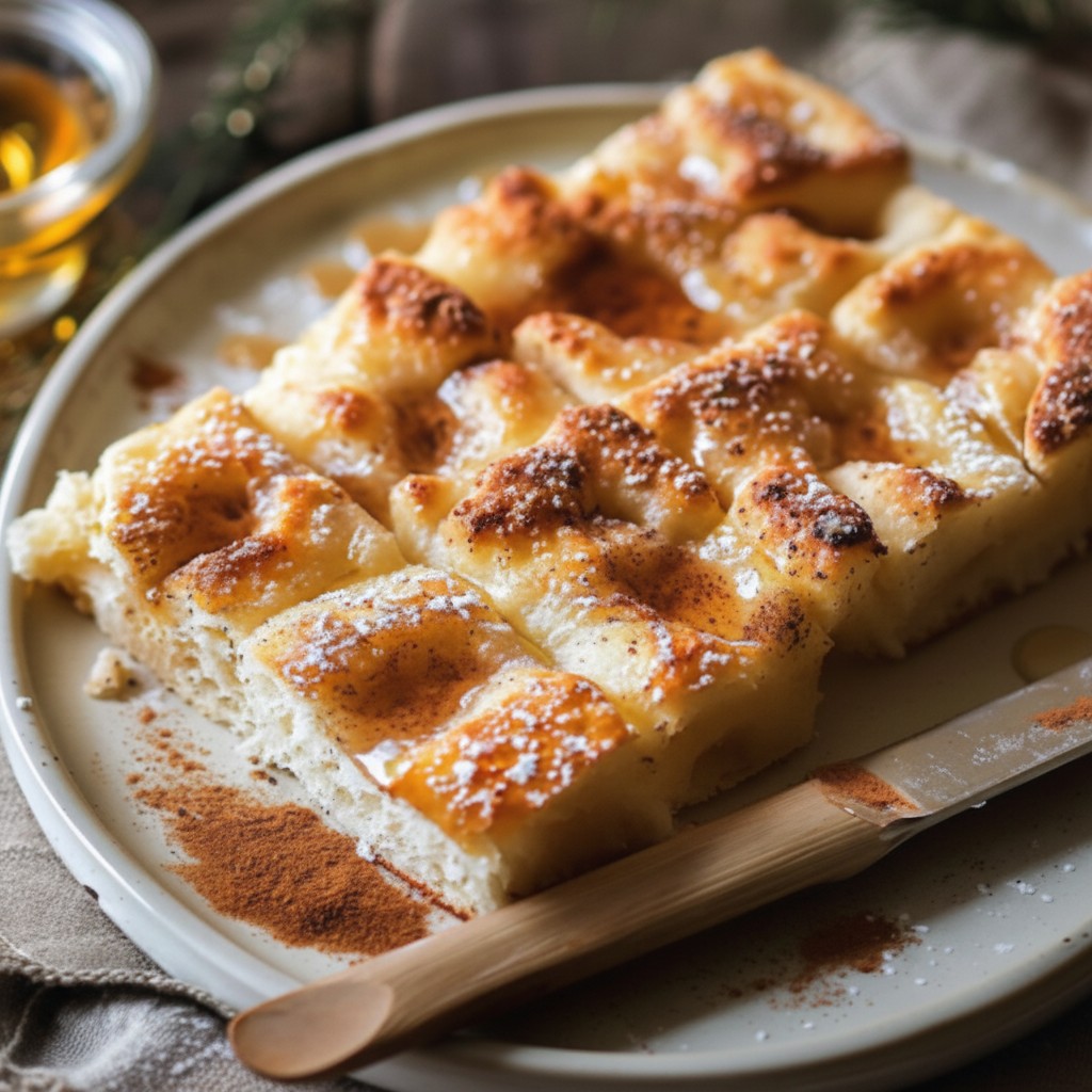Buttery Cinnamon Focaccia