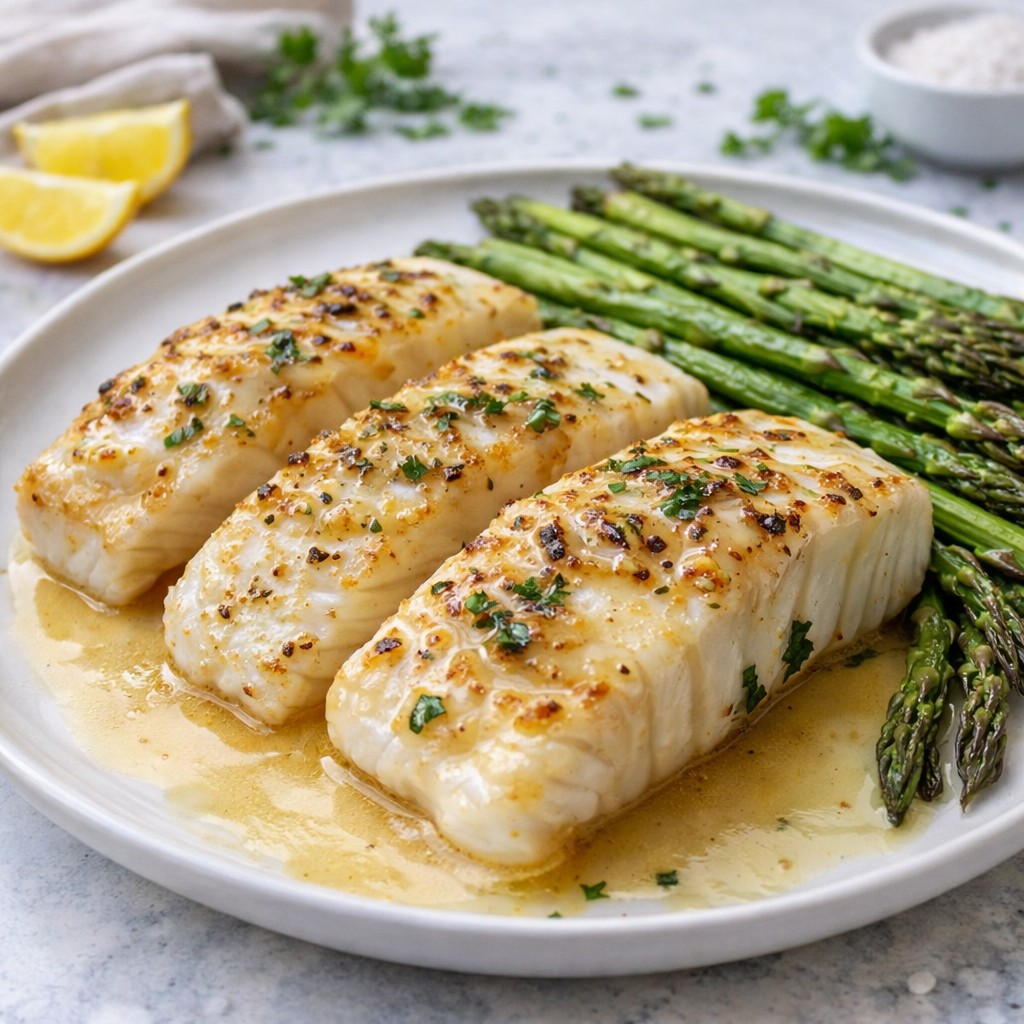Savory Halibut With Buerre Blanc
