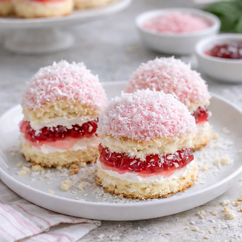 Old-Fashioned Pink Jelly Cakes