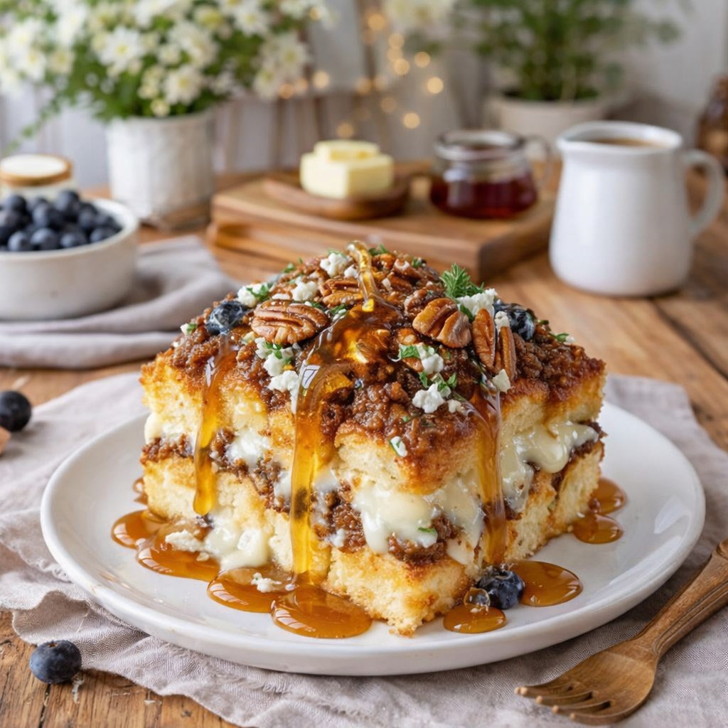 Savory Maple Sausage Breakfast Casserole