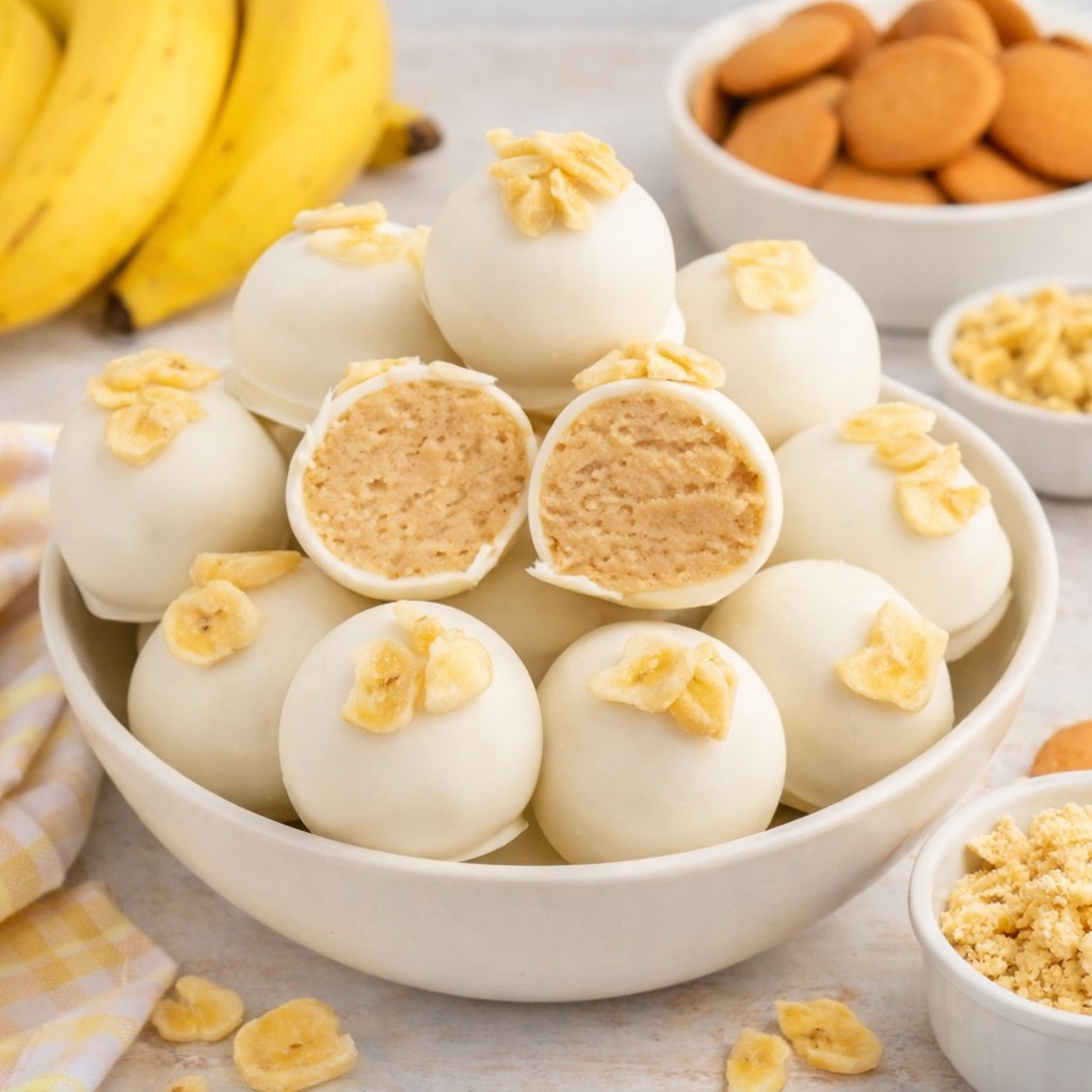 Moist Banana Pudding Easter Truffles
