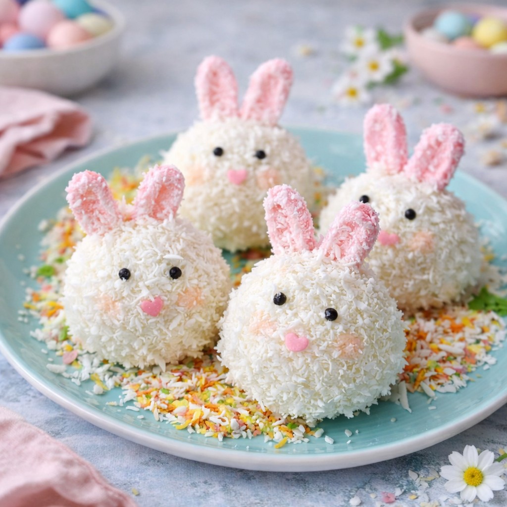 Sweet Easter Bunny Coconut Trails