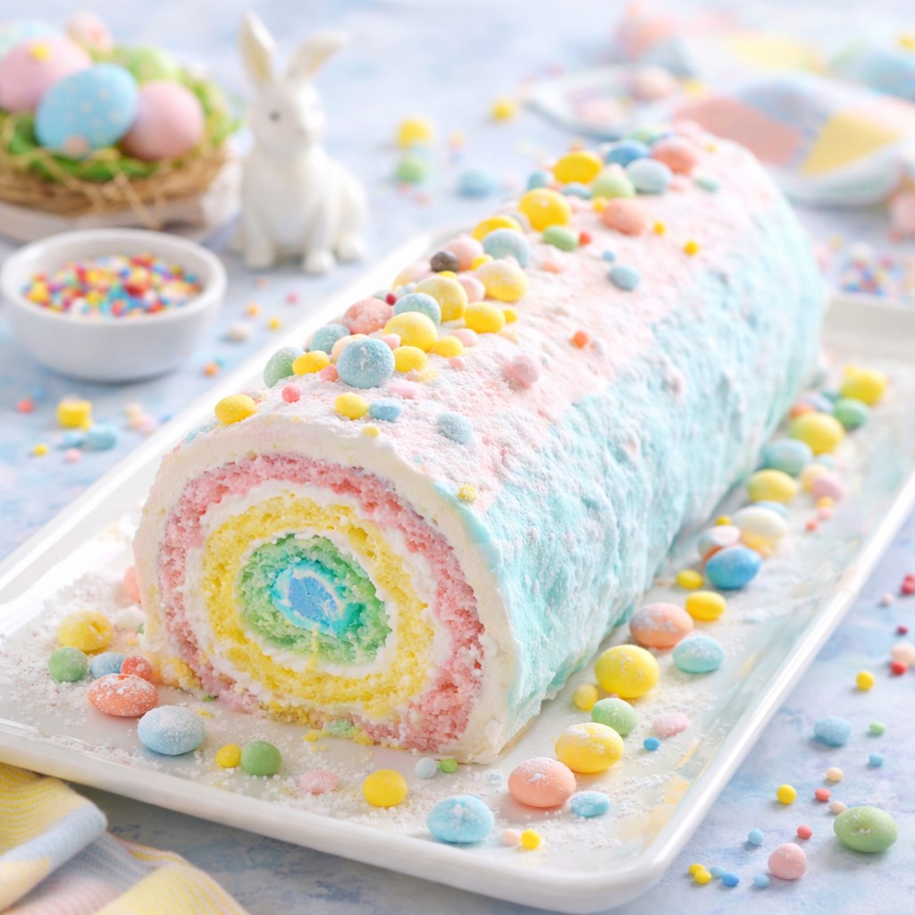 Easy Easter Cake Roll